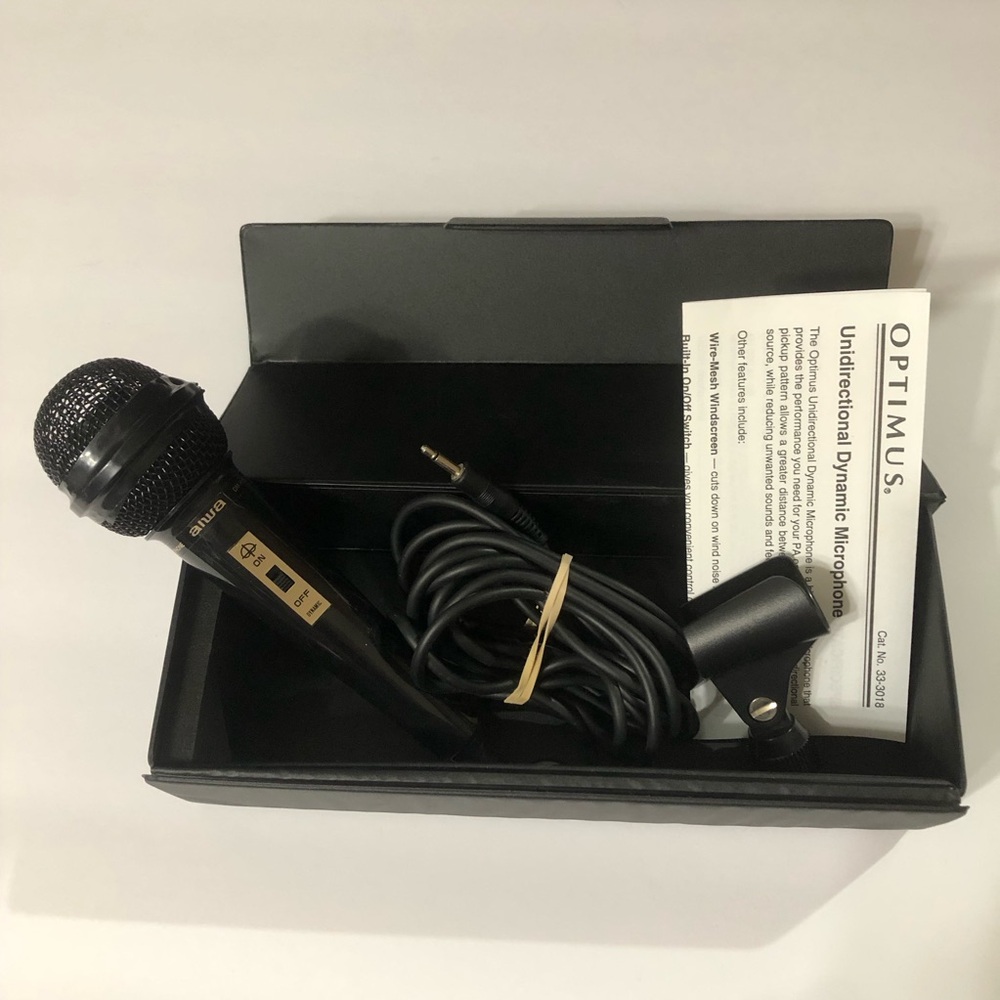 Optimus Unidirectional Dynamic Microphone